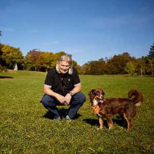 Michael trainiert mit Mia