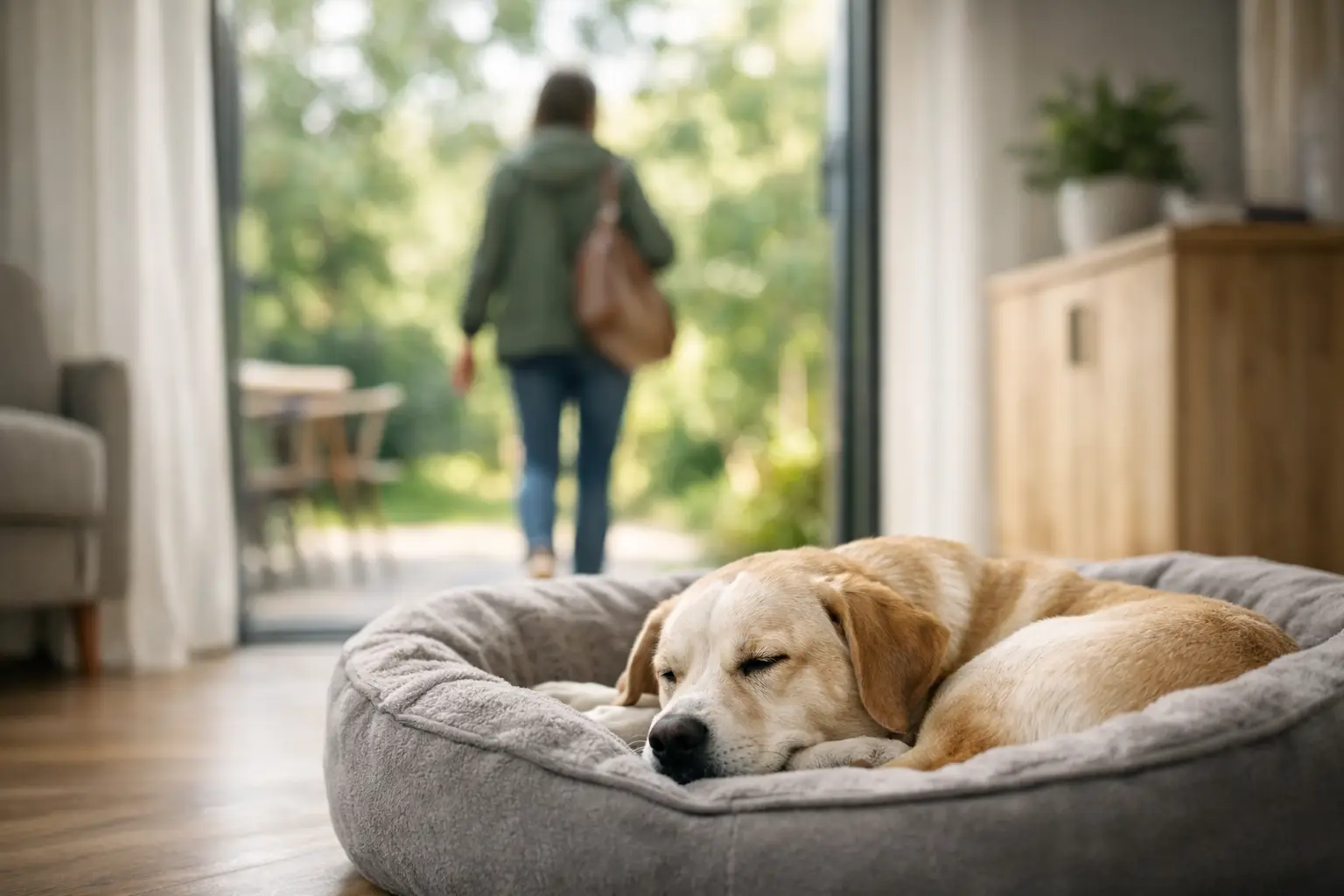 Hund alleinebleiben kleinschrittig aufbauen
