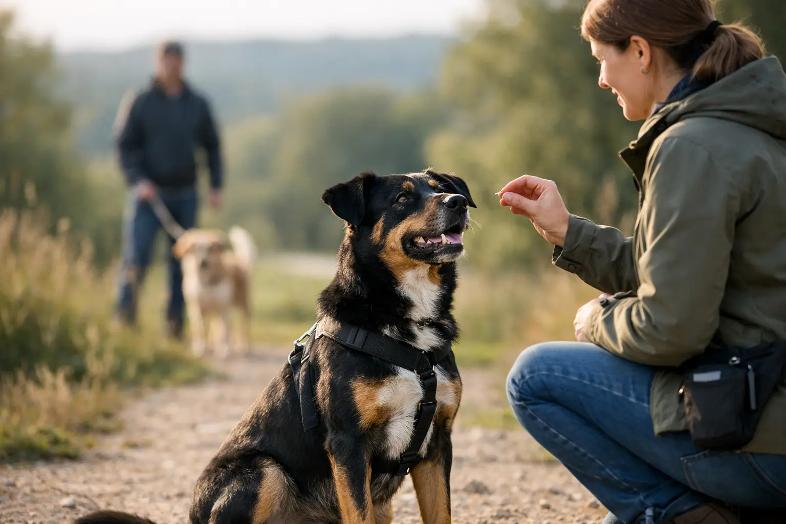 Trainingserfolg bei reaktiven Hunden